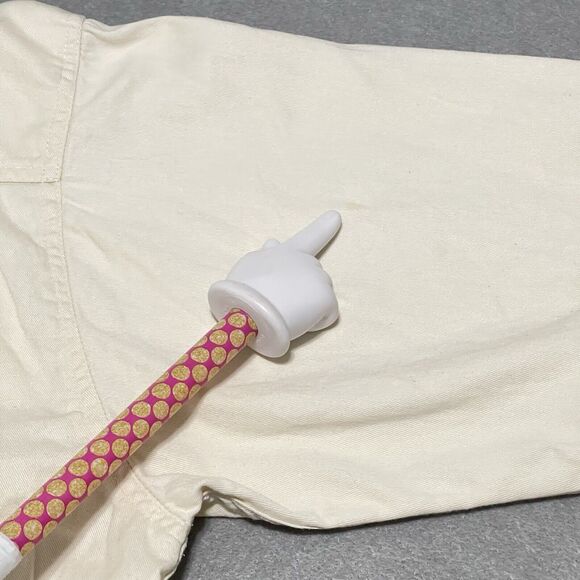 VTG Geronimo Trail Guest Ranch Shirt Mens Large Beige Embroidered Heavy Cotton - Picture 6 of 13